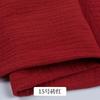 Tejido de Gasa Doble Tela de Algodón Puro Procesamiento de Cabezal Color Sólido Algodón Bebé Bebé Ropa para Niños Tela