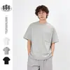Neoism Diseño Simple Marca de Moda Verano Algodón Manga Corta Holgada Media Manga Camiseta Hombre Casual Americano T26107