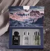 Set de tres piezas de Perfume Femenino de Marca Transfronteriza, Fragancia Fresca Amaderada Floral, Caja de Regalo de Cuatro Piezas para Hombre, Fragancia Ligera de Larga Duración