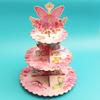 Venta Caliente Transfronteriza Adornos de Soporte de Papel para Pastel de Mariposa de Dibujos Animados Decoración de Mesa de Postres para Boda Accesorios para Fiesta de Cumpleaños Venta al por Mayor