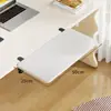 Tablero de extensión para escritorio, escritorio de oficina sin taladrar, organizador de escritorio expandible, plegable, ampliado y alargado, tablero de extensión con reposabrazos