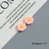 Acessórios de Resina Flor Margarida Colorida Pequena DIY Cola de Creme Capa de Celular Ímã de Geladeira Furo Fivela de Sapato Acessórios para Cabelo