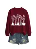 Amazon eBay sitio independiente de moda y único para mujer, recipiente químico de cinco frascos, sudadera floral otoño-invierno para comercio exterior