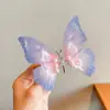 Presilha de Cabelo com Flor Artificial e Vibe Sonhadora, Perfeita para Fotos, Acessório de Cabelo Estilo Férias na Praia, Presilha de Tubarão para Cabelo Semi-Preso, Super Estilo Fada