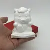 Ano Novo do Cavalo, Fique Rico Imediatamente Boneco de Gesso em Branco para Pintura Graffiti DIY Traga Riqueza e Boa Sorte Presente Criativo de Ano Novo