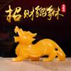 Adorno de Jade Amarillo Natural Pixiu Regalo Oficina Talla de Jade Hogar Regalo de Negocios Adorno de Jade Amarillo Pixiu