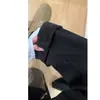 Calça Jeans Preta de Perna Larga com Forro de Fleece para Mulheres, Novo Estilo de Primavera, Adequada para Corpo Tipo Pera, Tamanho Grande, Emagrecedora, Calças Retas Soltas de Cintura Alta