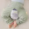 Pantalones de Entrepierna Abierta para Bebés, Pantalones de Algodón Puro de Verano para Bebés, Pantalones de Fondo Ancho para Niños, Estilo Delgado, Clase A, para Usar al Aire Libre