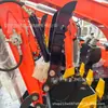 Abrazaderas de Pulgar Hidráulicas de Agujero Único y Tres Agujeros, Cilindros de Aceite, Abrazaderas de Cubo para Excavadora de Grado de Exportación para Microexcavación y Manejo de Materiales