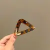 Exquisito y Único Pasador Geométrico de Triángulo para Mujer, Pinza de Tiburón de Tamaño Mediano para Peinados Semirecogidos, Pasador Personalizado
