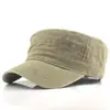 Temu Verão Novo Estilo Lavado Vintage Boina Militar Coreana Casual Proteção Solar Chapéu de Aba Reta Chapéu Masculino Chapéu de Sol Feminino Exterior