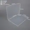 Caja de Plástico Transparente Rectangular de 1.7cm para Almacenamiento Empaque Transfronterizo Etiqueta de Tarjeta Accesorios Digitales Caja a Prueba de Polvo con Tapa