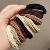 Coleção de Scrunchies Tendência, Alta Elasticidade, Suave com o Cabelo, Elásticos de Cabelo Espessos para Mulheres, Acessórios de Cabelo Simples e Versáteis