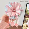 Flor de Tulipa Infantil Anel de Cabelo para Intestino Grosso Menina 2026 Novo Estilo Elástico de Cabelo Coque Corda de Cabelo Flor de Cabeça Acessórios de Cabelo