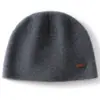 Gorro de Cachemira para Mujer 100% Cachemira Pura Otoño Invierno Versátil Tejido Delgado para Cara Cálido Gorro de Lana