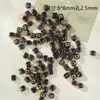 Contas Cerâmicas Pretas Redondas Soltas Meninas Estudantes DIY Criativas Contas com Furo Grande Nova Cesta de Flores