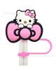Capa de Canudo Cartoon Melody para Copo Stanley de 40oz, Capa de Canudo à Prova de Poeira, Capa de Poeira Decorativa de Silicone Hello Kitty