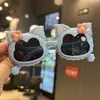 Gatito Lazo Gafas de Sol Polarizadas para Niños Caricatura Linda Patas Suaves de Silicona Gafas de Sol Moda Dulce Niña