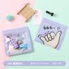 Bolsa Ziplap Universal Corea del Sur Dibujo Animado Lindo Snack Dulce Hebilla Cabeza de Niña Embalaje de Regalo de Joyería Bolsa de Almacenamiento de Juguetes