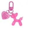 Nuevo Estilo Perro Globo en Forma de Corazón Colgante Lindo, Decoración de Mochila de Alto Valor para Hombres y Mujeres, Estilo Pareja Colgante para Funda de Auriculares Venta al por Mayor