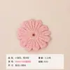 Nuevas Flores de Lana de 2 cm Accesorios para el Cabello DIY Accesorios Ropa para Niños Zapatos y Calcetines Accesorios de Margarita Zapatos y Sombreros Accesorios para Medias