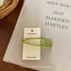 Clip para el pelo de Corea del Sur estilo ins, color transparente, hueco, forma de gota de agua, clip dulce y lindo para flequillo, clip lateral, tocado, accesorios para el cabello