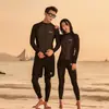 Roupa de Mergulho Coreana Casal Feminino Masculino Roupa de Água-viva Roupa de Snorkel Roupa de Banho de Praia Roupa de Surf