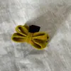 Pinza para el pelo de terciopelo retro con lazo Pinza para el pelo de princesa Pinza pequeña para flequillo Pinza de tiburón lateral para la frente Accesorios para el pelo para mujer