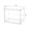 Rack de Exposição para Armazenamento de Caixa Cega Armário à Prova de Poeira para Figuras Bubble Mart Caixa de Armazenamento para Bonecas Lego Caixa Transparente à Prova de Poeira