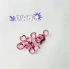 Anillos Abiertos de Hierro de Colores Pintados de 1.2*8mm y 1.2*10mm Anillos de Conexión Accesorios para Pulseras Collares Llaveros En Stock