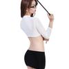 Ventas Directas de Fábrica Huaqiao Lencería Sexy para Mujer Uniforme de Secretaria Sexy Traje Ajustado que Abraza las Caderas Tentación Dropshipping