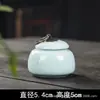 Mini Pote de Chá Cerâmico Pote de Batom Vermelho Pote Pequeno Selado para Remédios Pote de Pomada com Boca Antiga Frasco Cerâmico para Cosméticos e Pó Perfumado