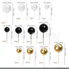 Conjunto de Decoração de Bolo Dourado com Bolas de Espuma 24 Peças - Para Festas de Casamento, Aniversário, Festa de Aniversário