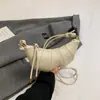 Bolsa de Ombro Croissant de Design de Nicho Coreano Transfronteiriça Nova Casual Retro Transversal Bolsa Bolinho Bolsa para Celular Bolsa Feminina