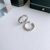 Anillo Creativo de Zircón Arcoíris para Mujer, Simple de Alta Gama, Versátil, Geométrico, Plata S925, Anillo Abierto, Anillo de Dedo Rojo de Internet para Comida