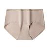 Ropa interior de algodón para mujer, 60 hilos de algodón peinado de fibra larga, entrepierna extendida, ropa interior de algodón puro antibacteriano 7A, calzones para mujer, cintura media