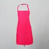 Delantal de Color Sólido sin Mangas, Moderno y Sencillo, Anti-Manchas, con Logo, Ropa de Trabajo de Cocina, Exportación Europea, Procesamiento de Muestras