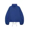 ZR Ropa europea y americana para mujer, venta al por mayor para exportación y ventas transfronterizas, chaqueta de nailon abotonada de manga larga con cuello alto casual de moda nueva 2026