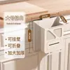 Cubo de Basura para Colgar en la Cocina para Uso Doméstico, Plegable, para Separar Residuos Orgánicos, Se Puede Colgar en Puertas de Gabinetes o Montar en la Pared, Adecuado para Almacenamiento en Baño y Tocador