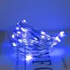 Lámpara de alambre de cobre LED batería USB solar alambre de cobre cadena de luces de colores ramo de Navidad pastel caja de regalo cadena de luces parpadeantes decorativas luz