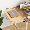 Placa de Extensión para Escritorio, Bandeja Plegable para Teclado, Herramienta de Expansión para Escritorio de Computadora, Estante para Estación de Trabajo, Tablero de Mesa de Madera Maciza