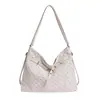 Bolsa Tote de Grande Capacidade Moda Coreana para Mulheres, Bolsa de Ombro Versátil de Bolinhas de Alta Qualidade, Bolsa de Mão Estilo Fresco para o Dia a Dia