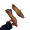 Sapatos Mary Jane com Fivela Estilo Francês, Design de Nicho Novo, Bico Fino, Boca Rasa, Sapatos de Salto Único para Mulheres, Primavera e Outono de 2026