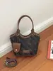 Bolso cubeta de estilo coreano con bloques de color transfronterizo para mujer, bolso cubeta simple de moda nuevo, bolso de hombro cruzado vintage moderno