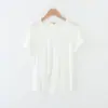 Nuevo modelo de verano para mujer, camiseta modal plisada de manga corta, elegante y con estilo, camiseta ajustada de manga corta, camiseta básica adelgazante