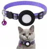 Venta caliente transfronteriza collar para gato Airtag con Cascabel collar Airtag con huella reflectante colgante de dirección con película