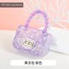 Bolsa de mão colorida fofa bolsa transversal de geléia criativa para meninas bolsa infantil feita à mão diy material de cola de creme atacado