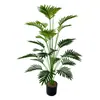 Planta Verde Artificial Grande de Chão Palmeira Areca Árvore Falsa para Decoração de Pátio Externo Paisagismo de Planta Artificial
