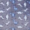 Em Estoque Flanela Dupla Face Estampada com Desenhos de Dinossauros Cartoon, Pijamas de Fleece Coral, Cobertores, Material para Pets, Estampas de Animais