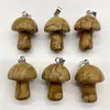 Venta Caliente Transfronteriza Piedra de Cristal Natural Ojo de Gato Mini Seta Colgante Accesorios para Collar DIY